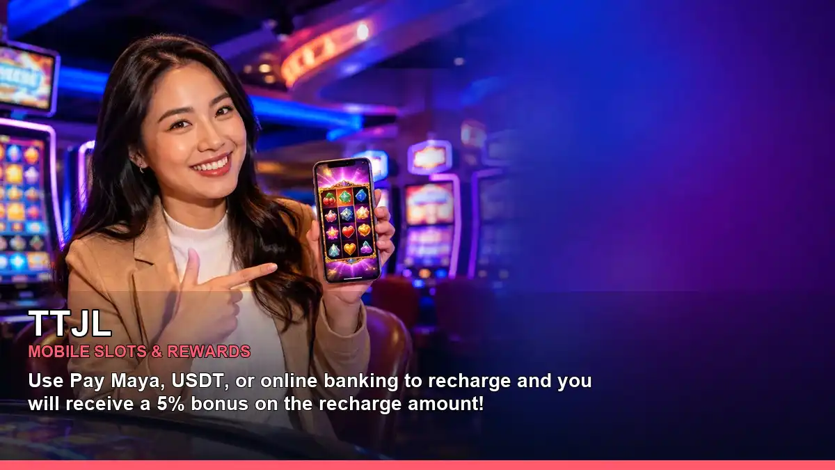 Adult Filipina host presenting mobile casino entertainment