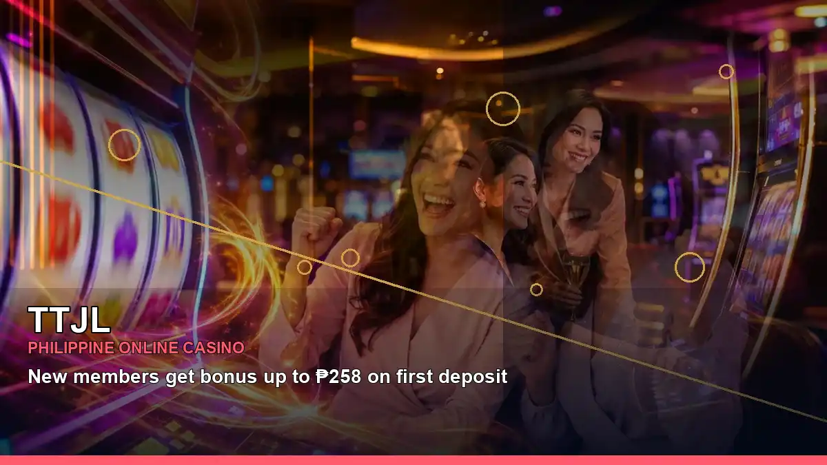 TTJL VIP lounge rewards presented in a right-diagonal composition for mobile-friendly casino play
