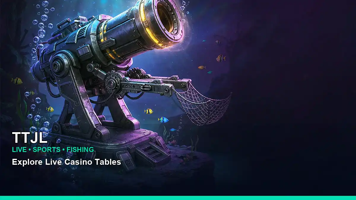 TTJL high-energy casino fishing games arranged in a boat-themed golden-hour scene for Philippine players