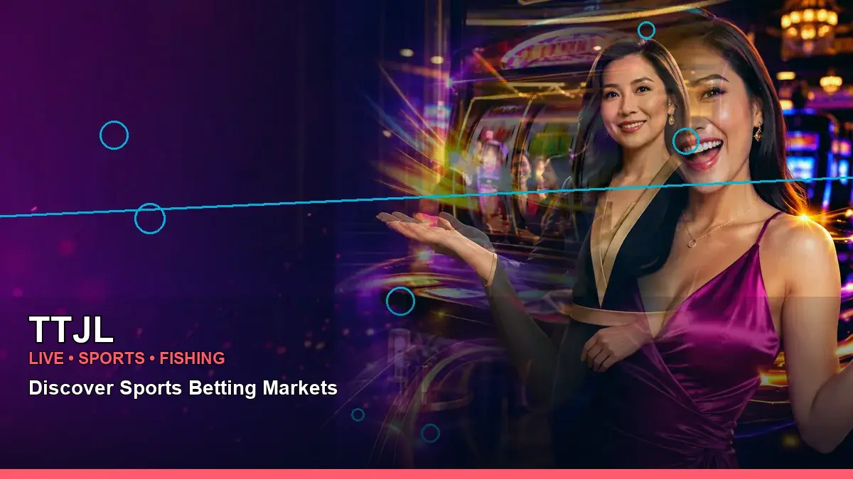 TTJL mobile casino first-deposit rewards presented by an adult Filipina casino host in a right-aligned composition